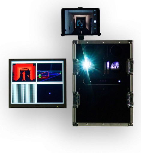 Concrete Moving - augmented interactive performance installation
