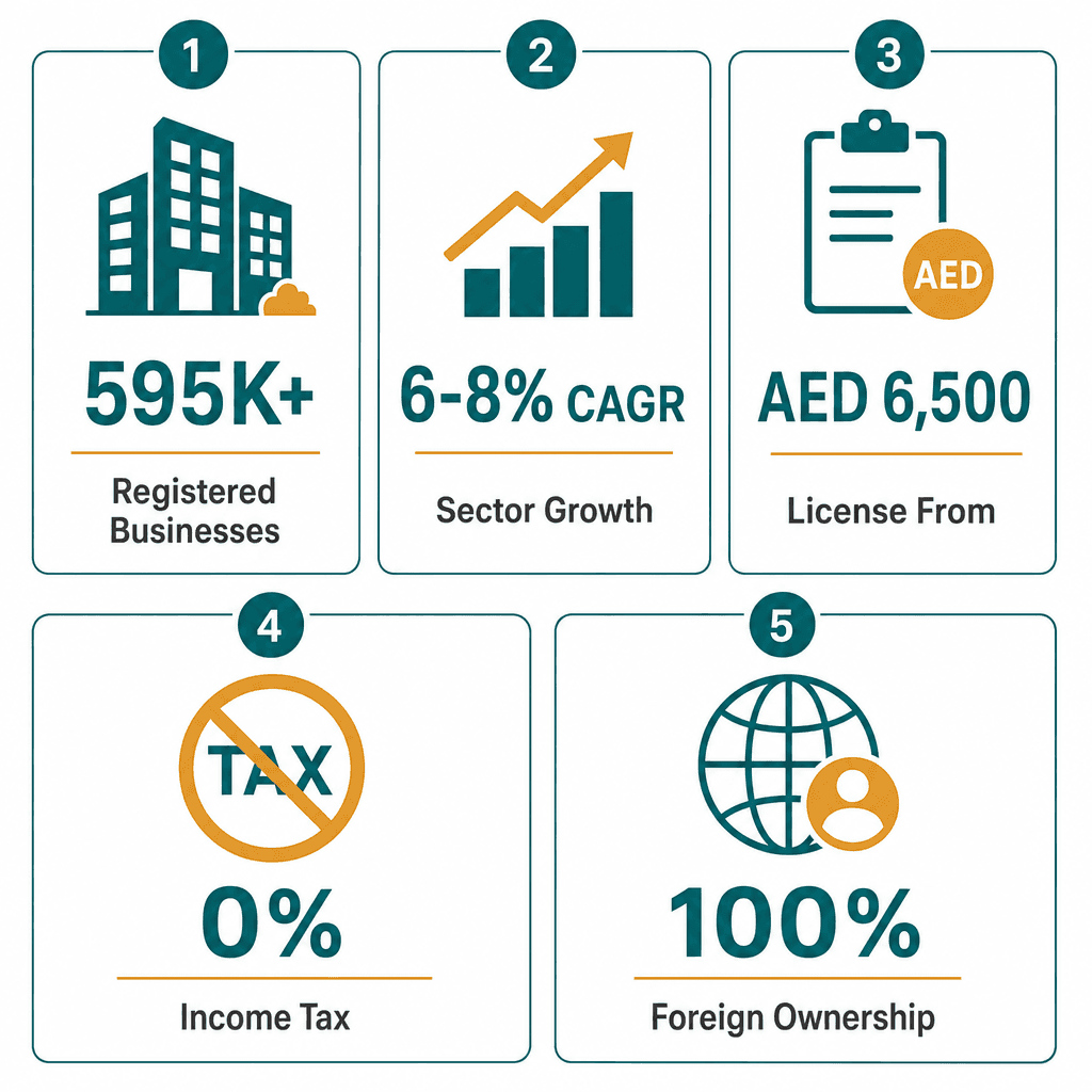 Infographic: Consultancy Business Setup in Dubai