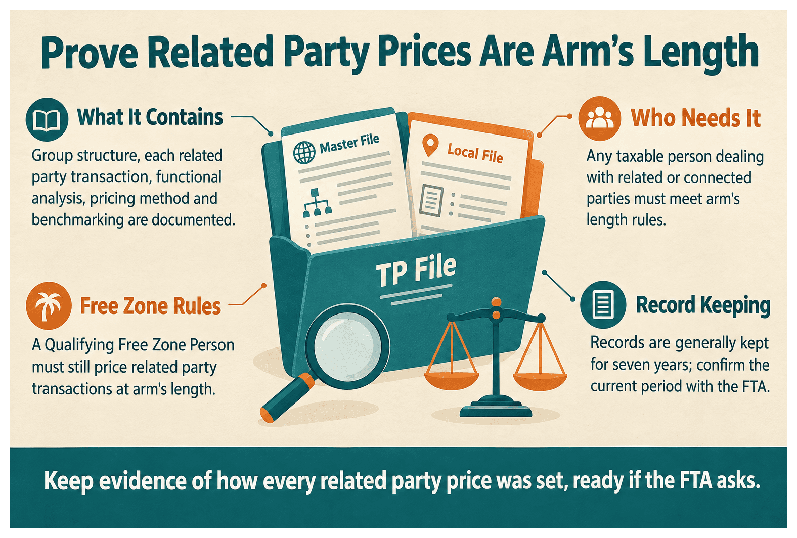 Infographic: What Is a Transfer Pricing Documentation File in the UAE