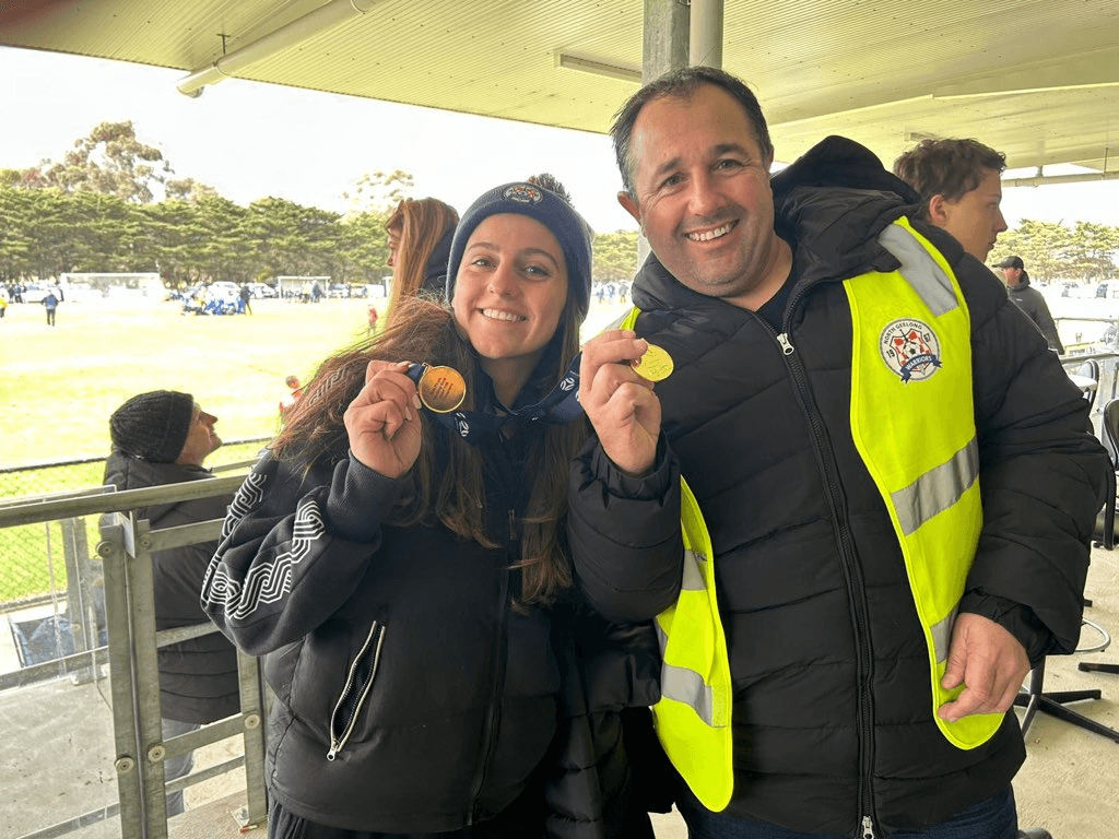 Club volunteers assisting at the North Geelong Warriors on matchday.