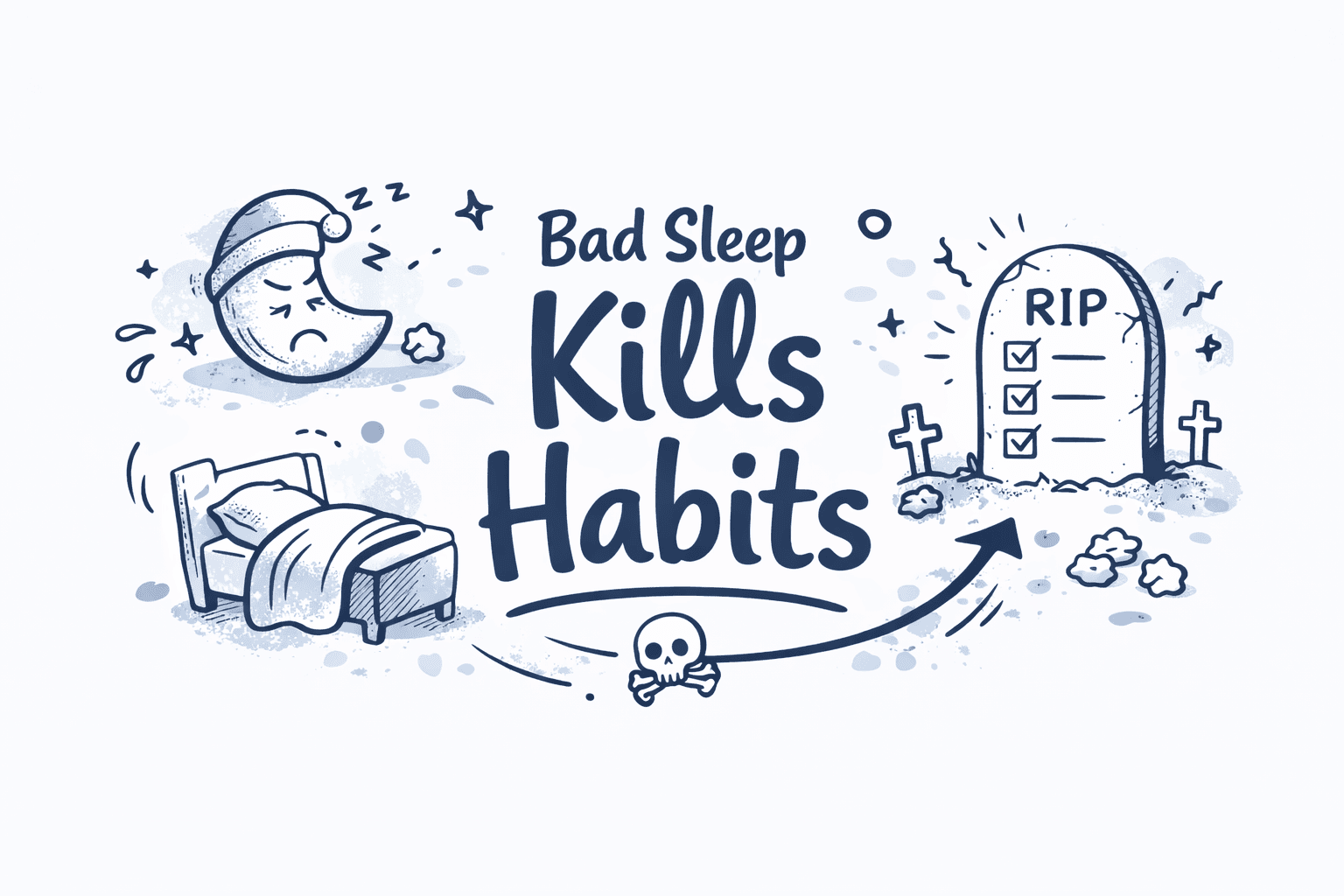 Bad sleep kills habit