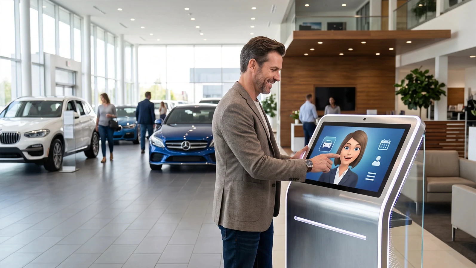 AI Receptionists in Automotive Retail. No text overlay