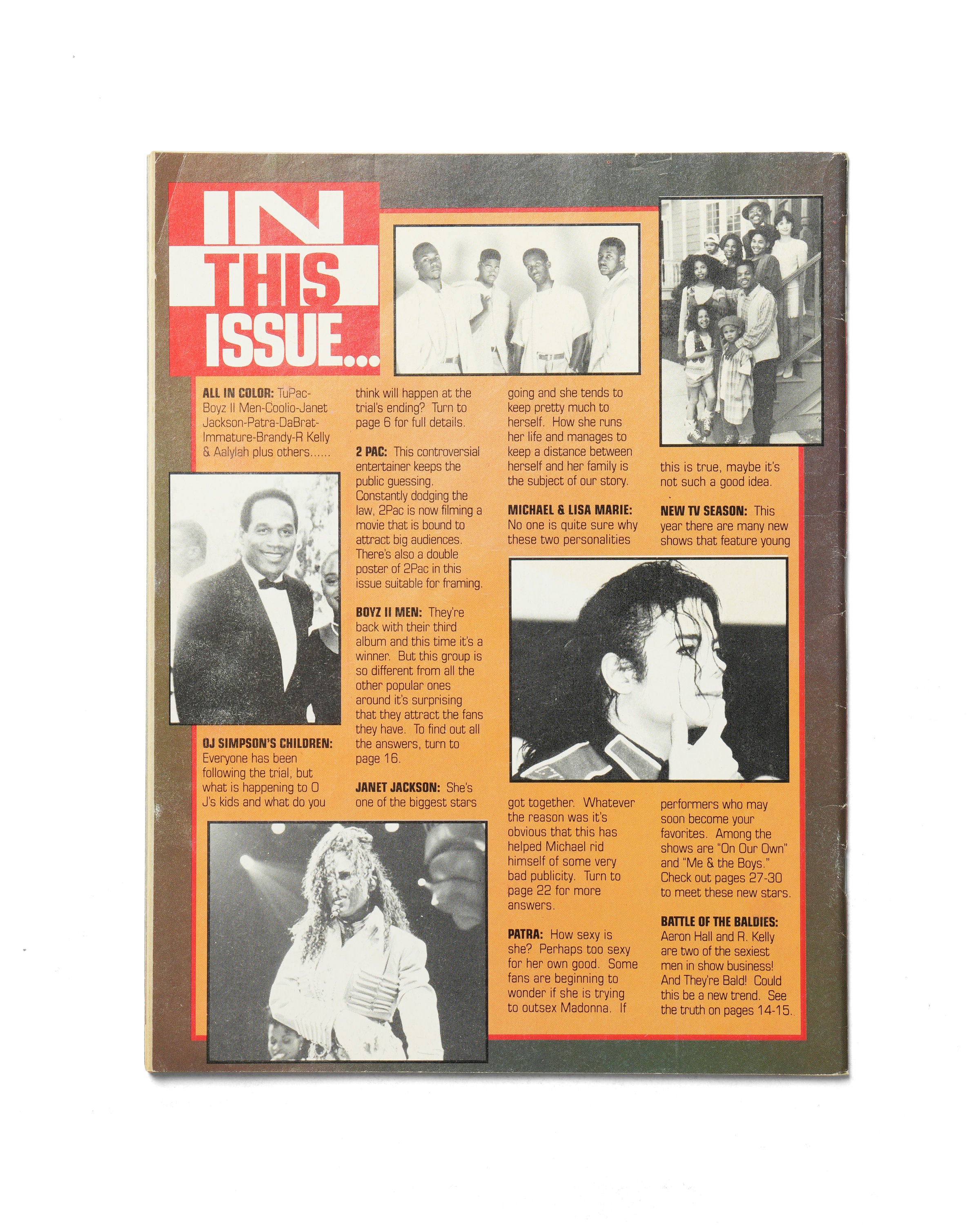 Fresh - December 1994 - Back Cover