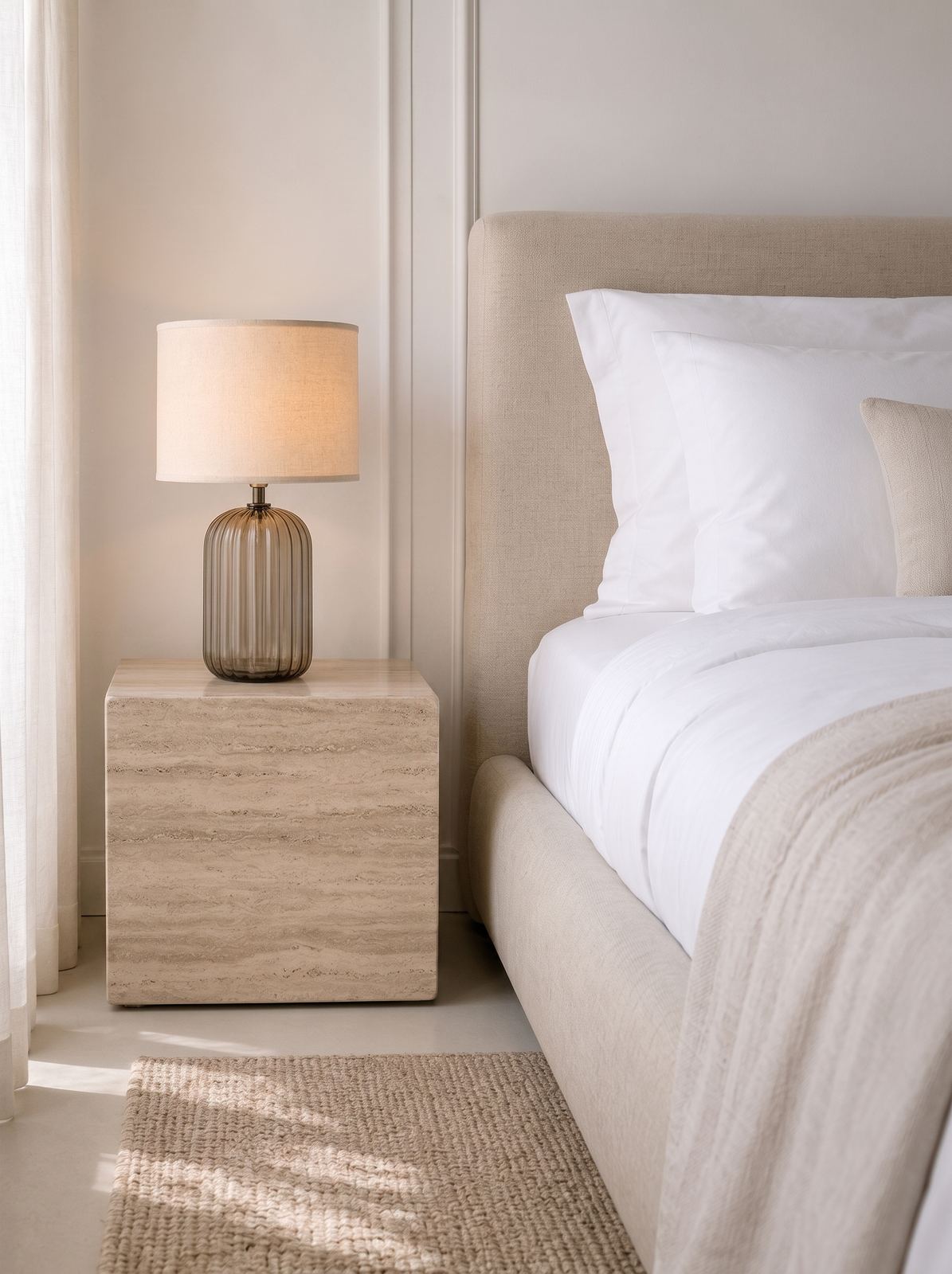 Bedside detail in the Paros style by alto
