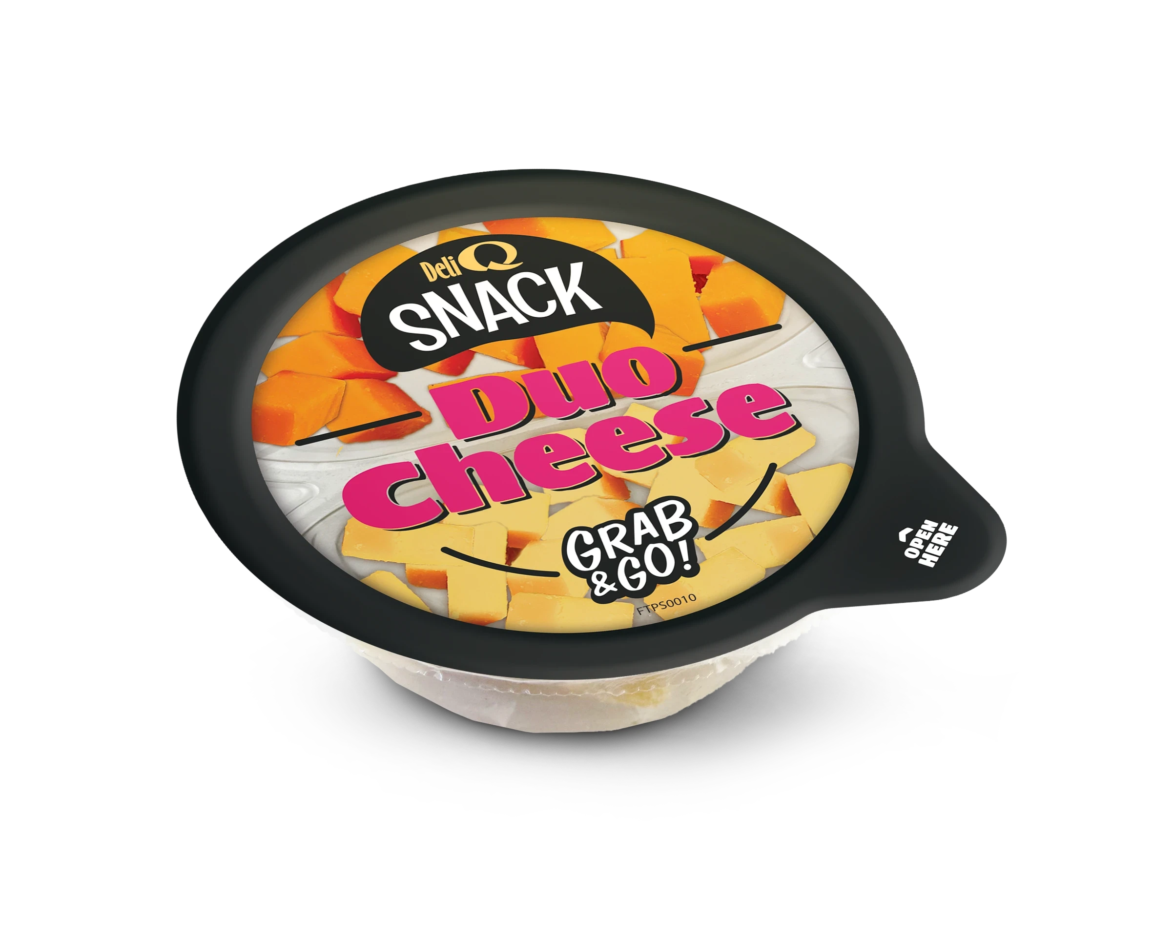 DELI Q SNACK kostki: Gouda / Cheddar Red 60g