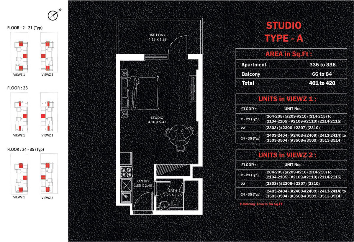 Danube Viewz by Danube Flor Plan Studio