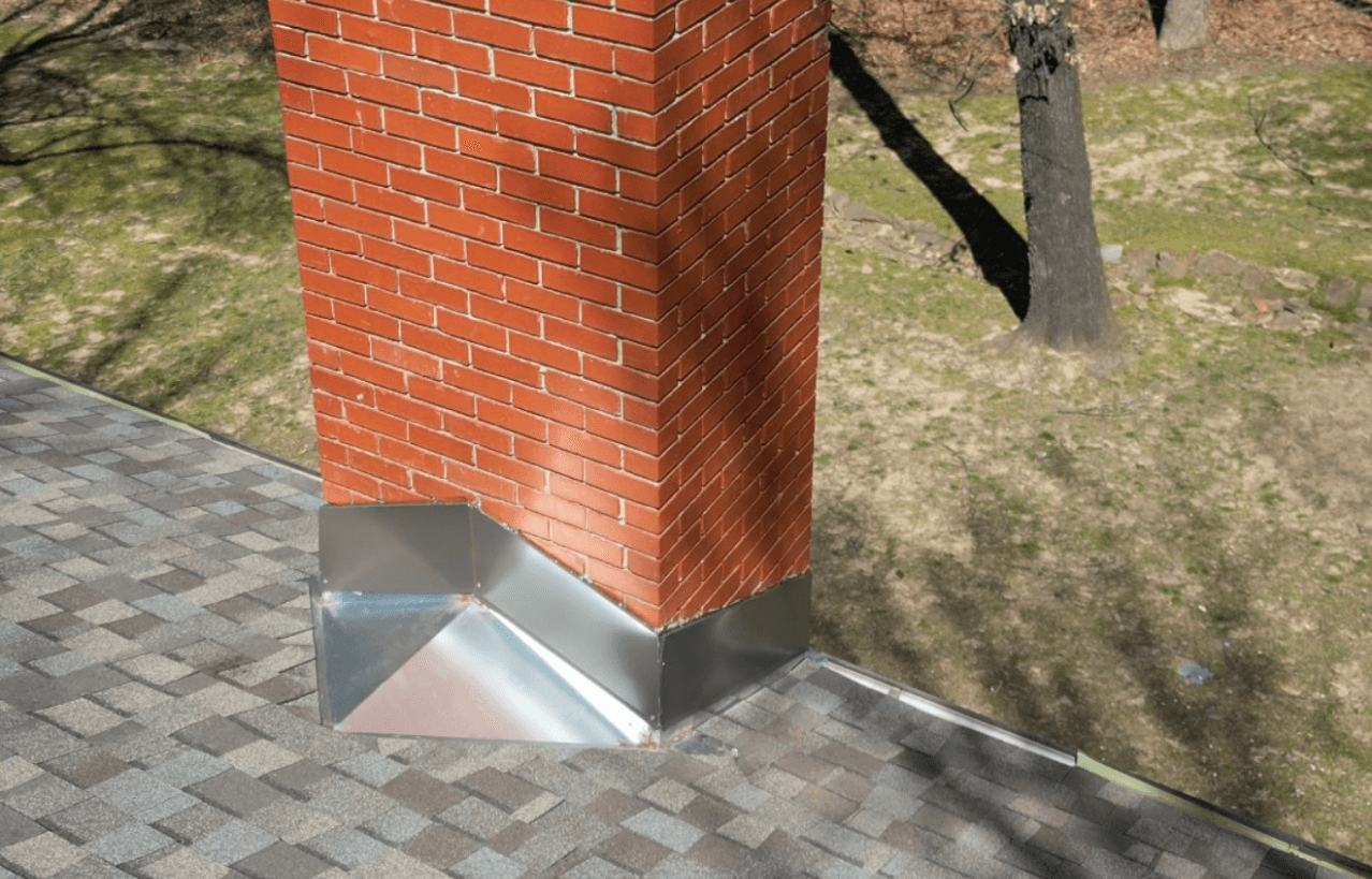 Custom cricket and roof flashing in Tulsa, Oklahoma