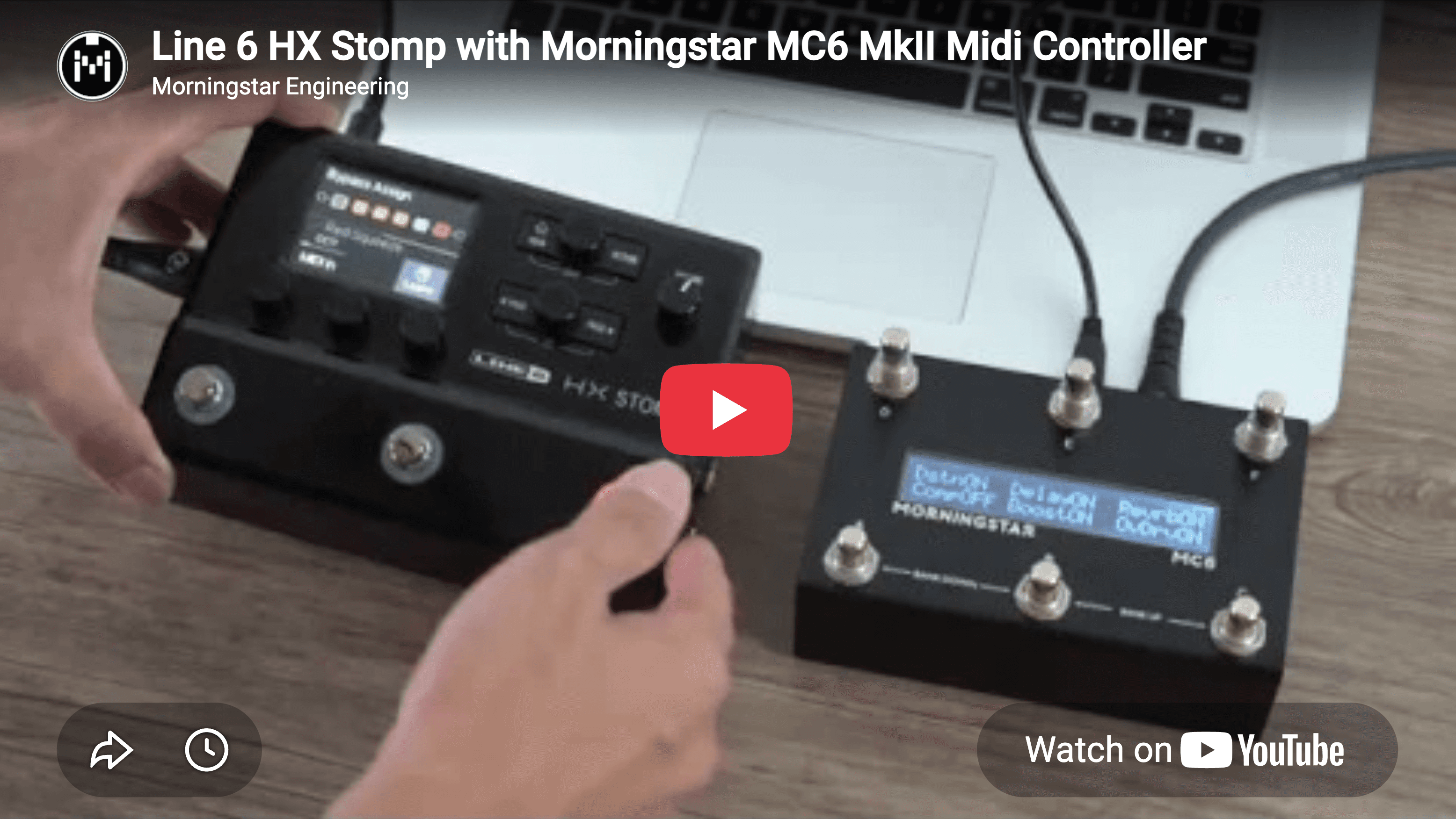 MC6 MIDI Control HX Stomp