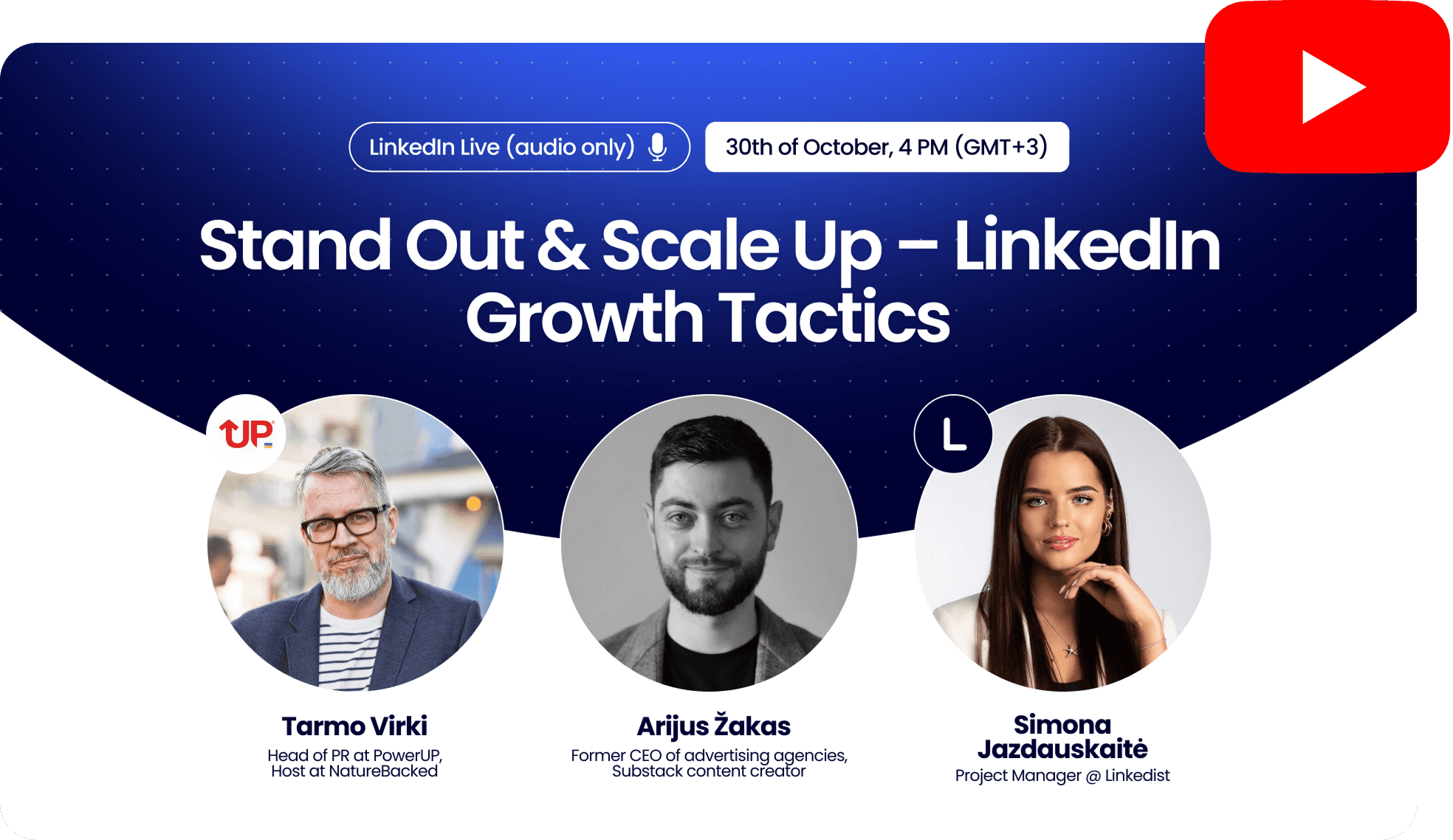 Youtube recording: How To Stand Out On LinkedIn In 2026?