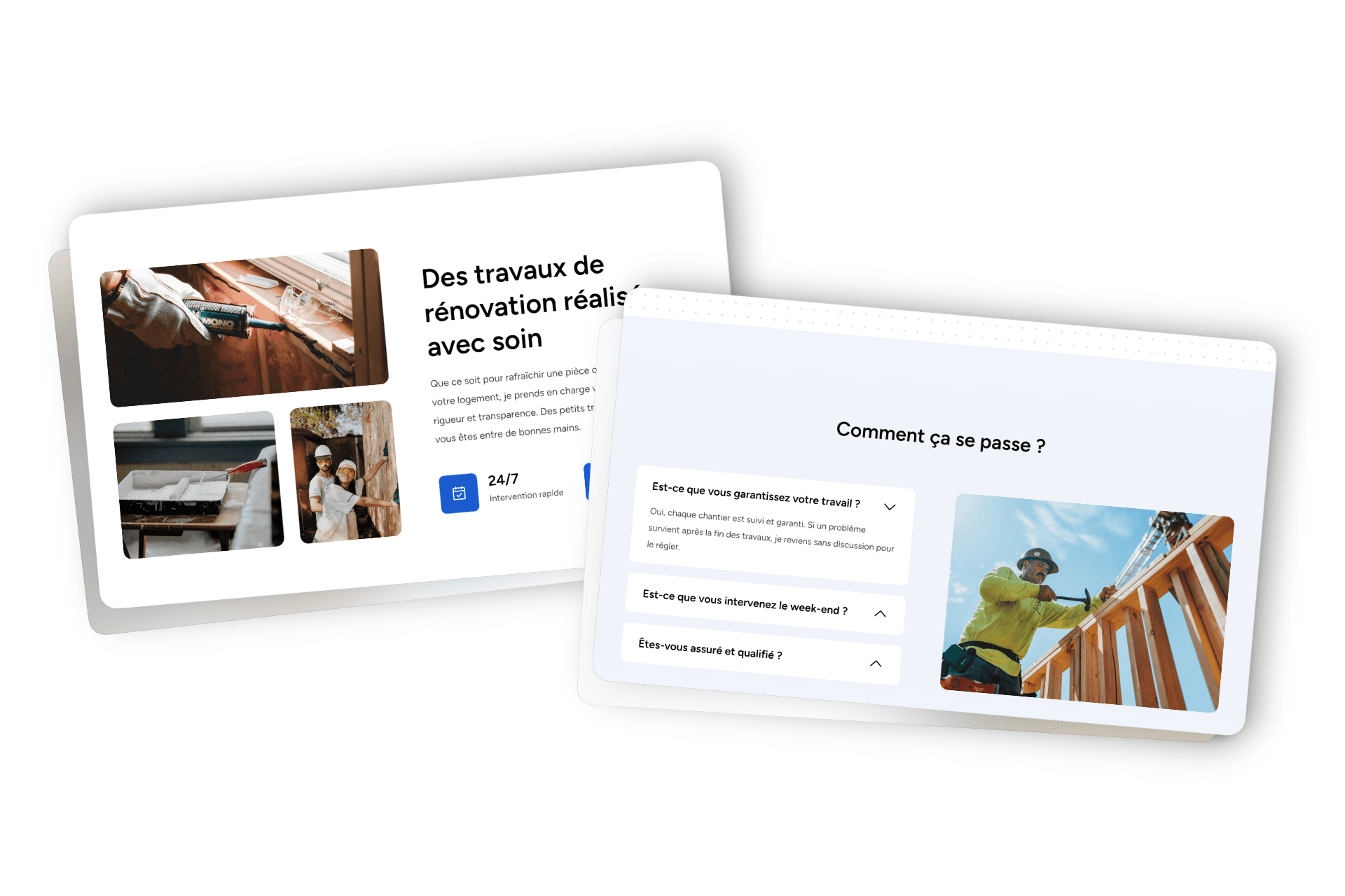 Site web entreprise rénovation BTP Montpellier