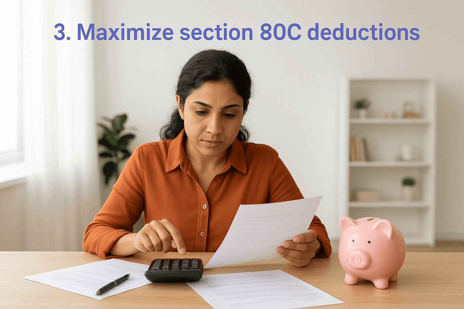 3. Maximize section 80C deductions
