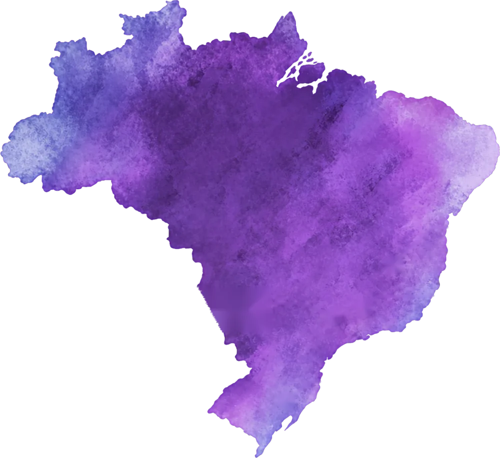 Mapa do Brasil com as bases da Anysort
