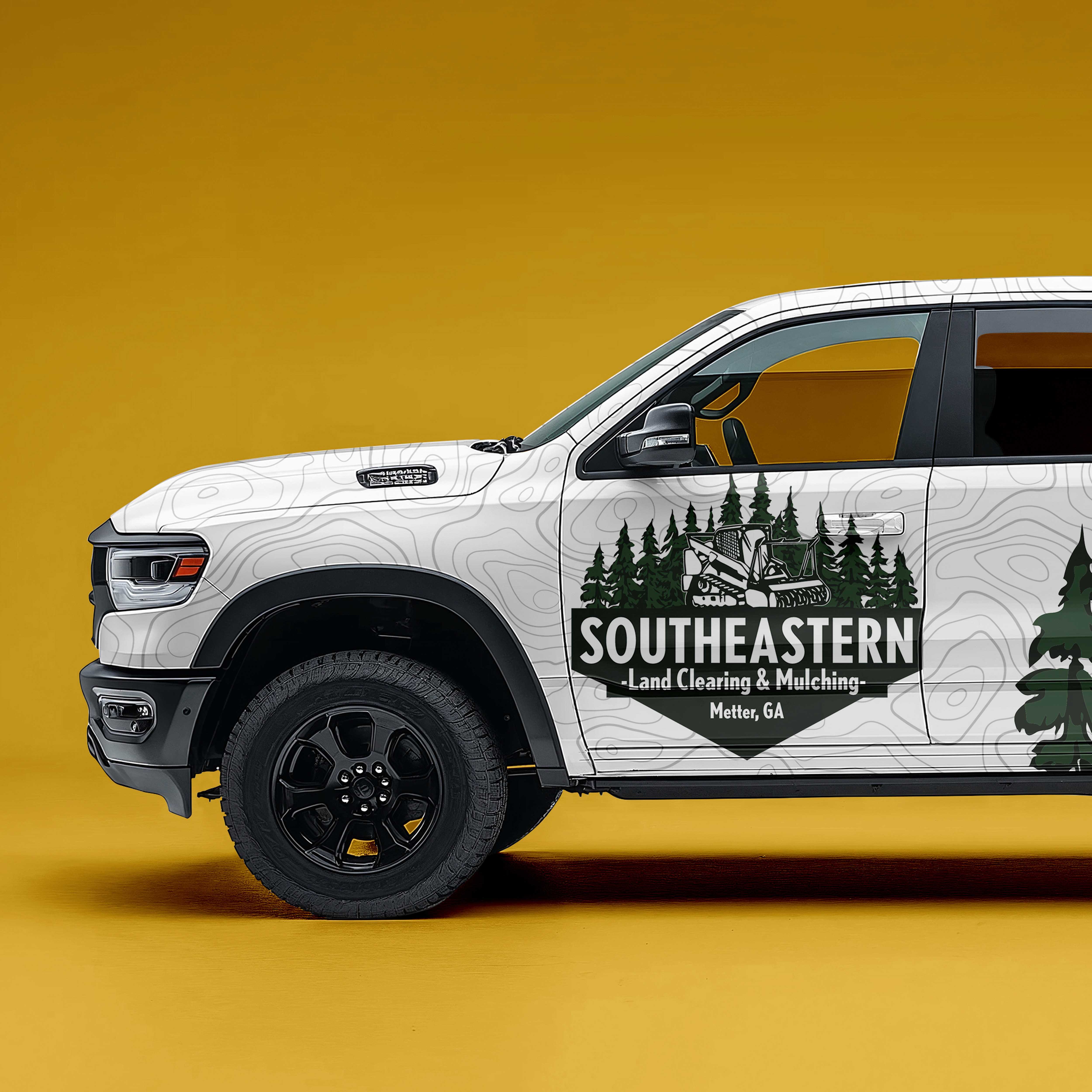 Stack of black-and-white Deadpan shipping boxes: a large white box on top with a distressed black smiley face logo (X eyes, tongue out), and beneath it several black boxes printed with small white icon patterns and “Deadpan” branding on the sides, all against a pitch-black background.