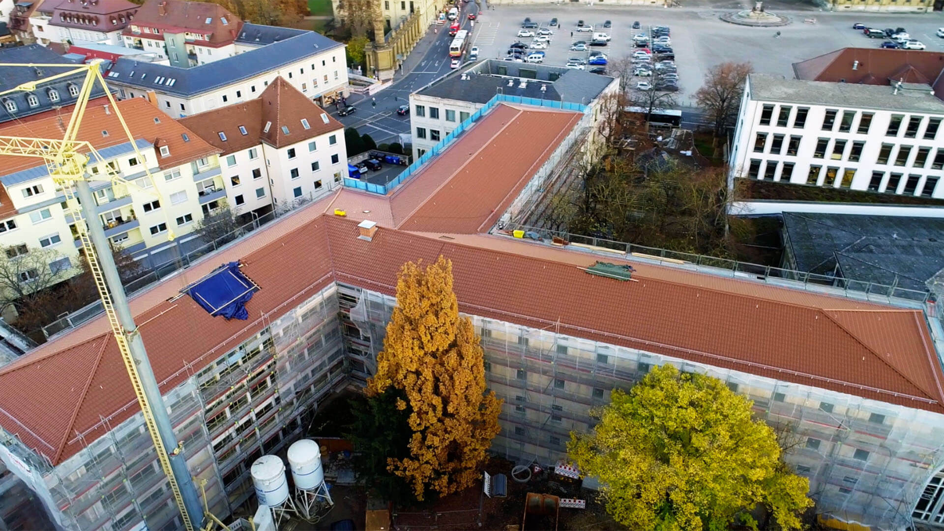 Fuchs Gerüstbau Eisingen Mozart Areal Würzburg 