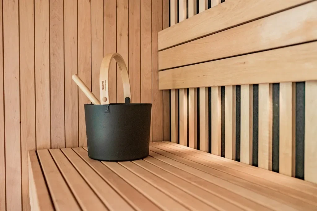 inside sauna