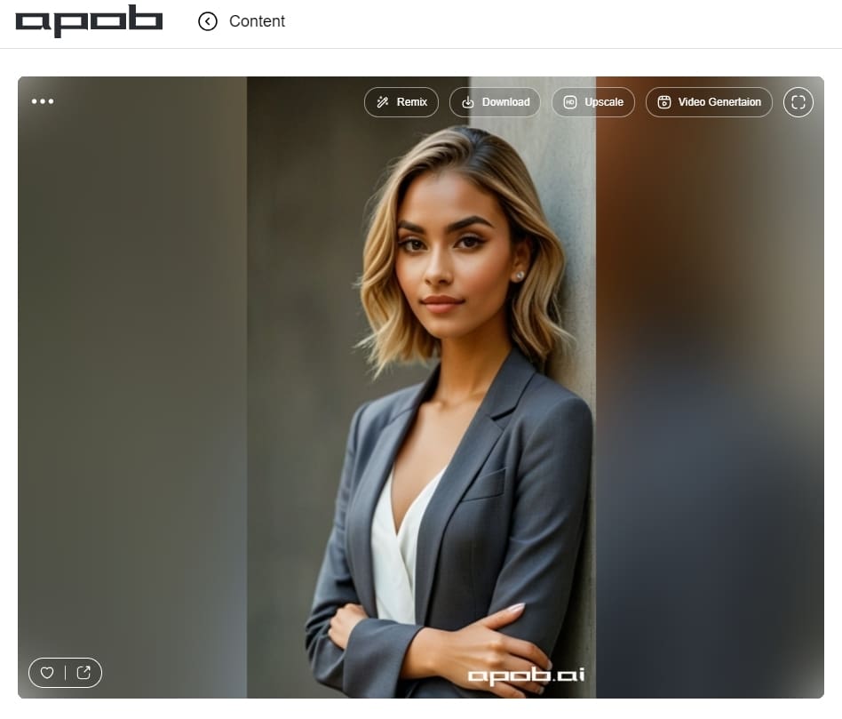 create ai business photo