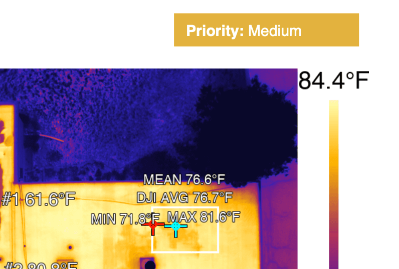 an image showcasing HeatScribe's inspection priority labeling