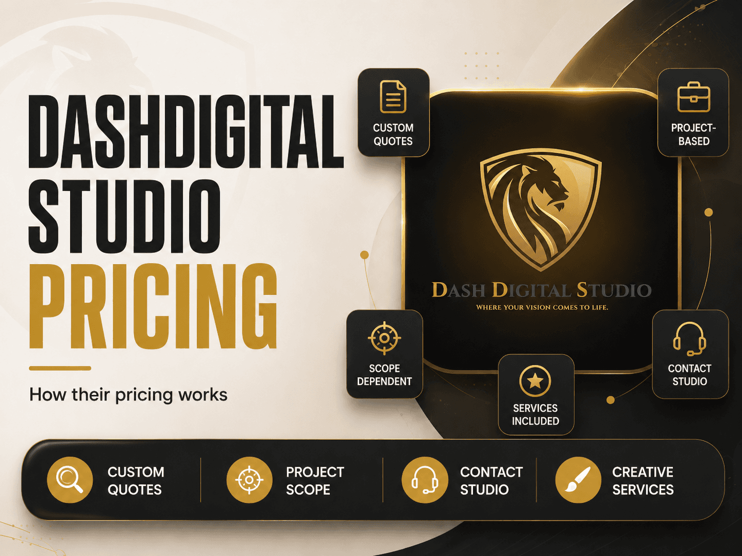 DashDigital pricing and services breakdown
