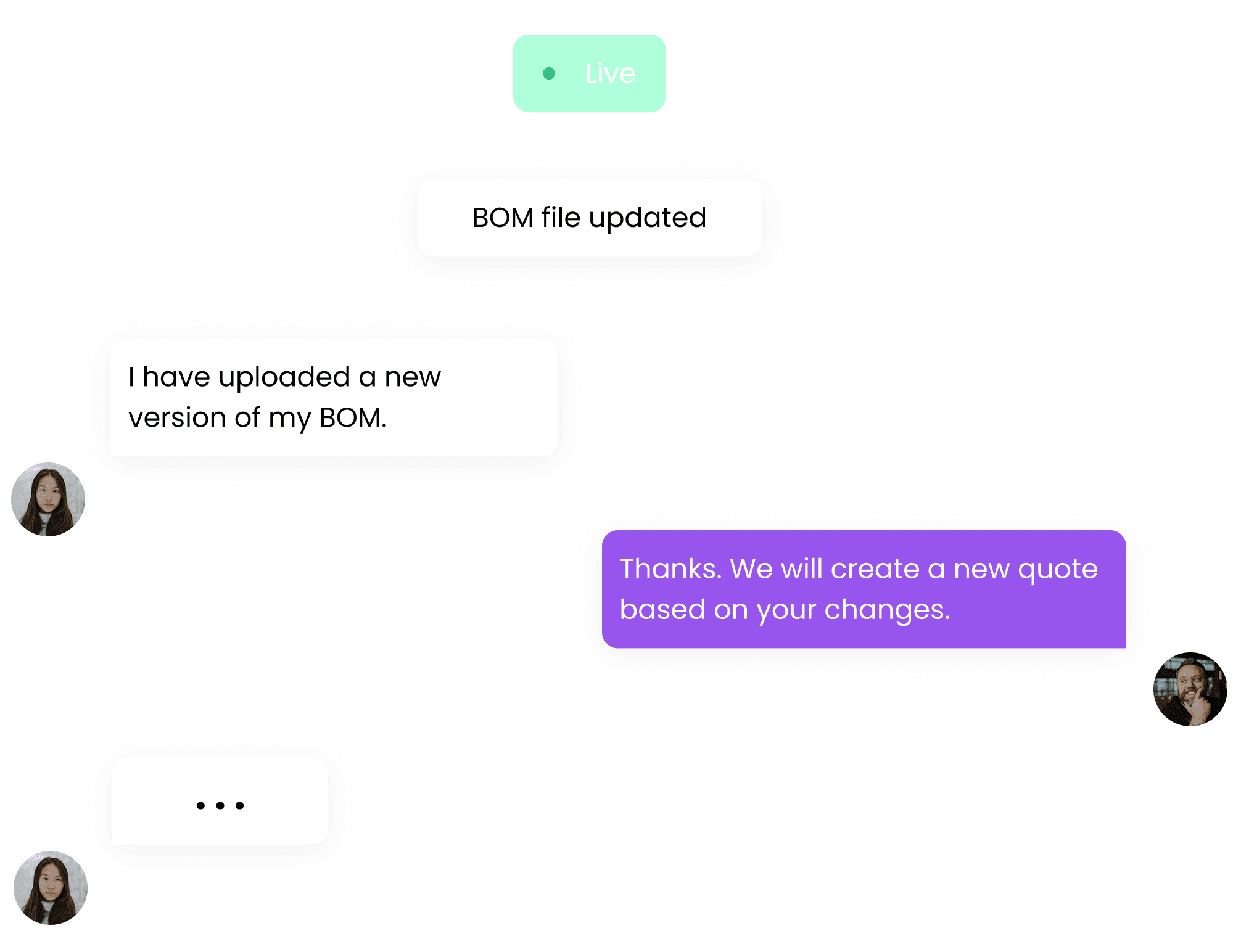 Chat with a manufacturer