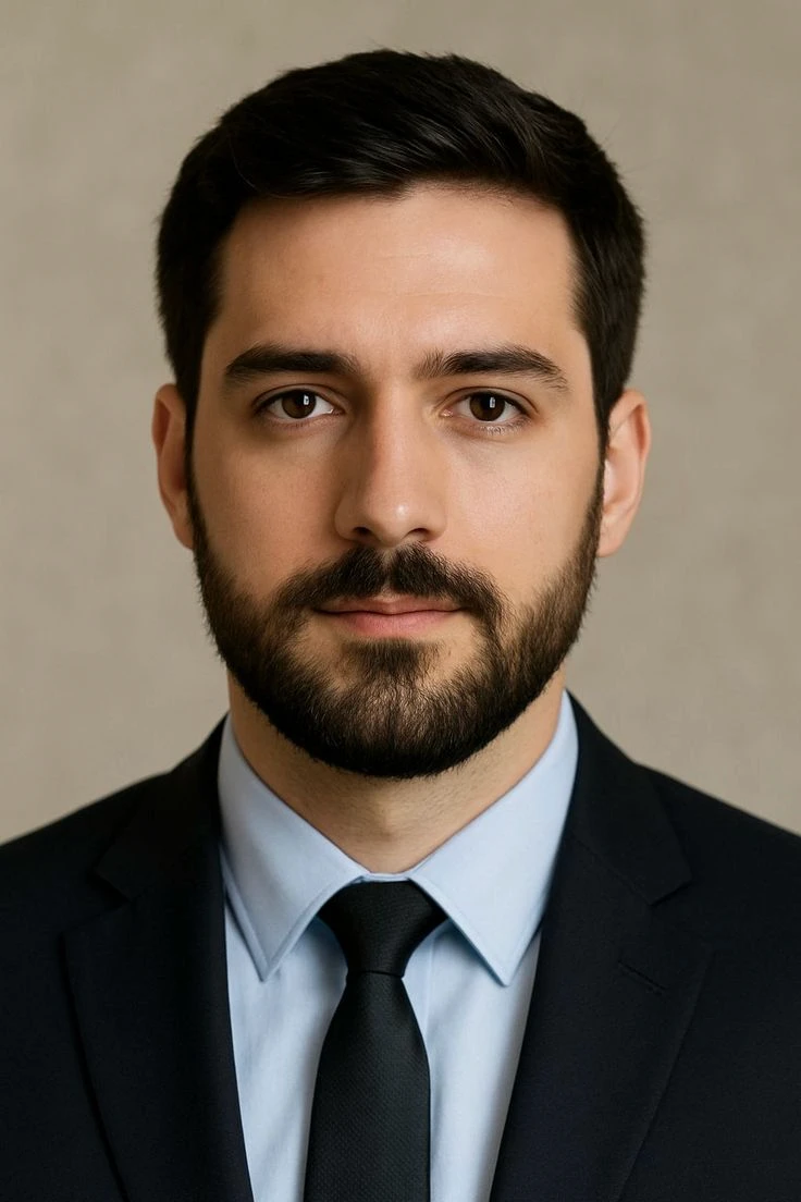 a man smiling for the camera