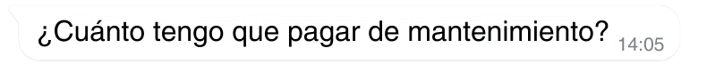 Conversación por WhatsApp con el Asistente de Domus AI para consultar y pagar la cuota de mantenimiento del edificio