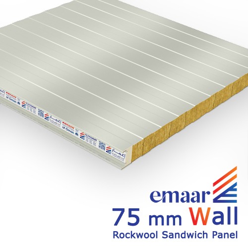 75mm Wall Rockwool Sandwich Panel