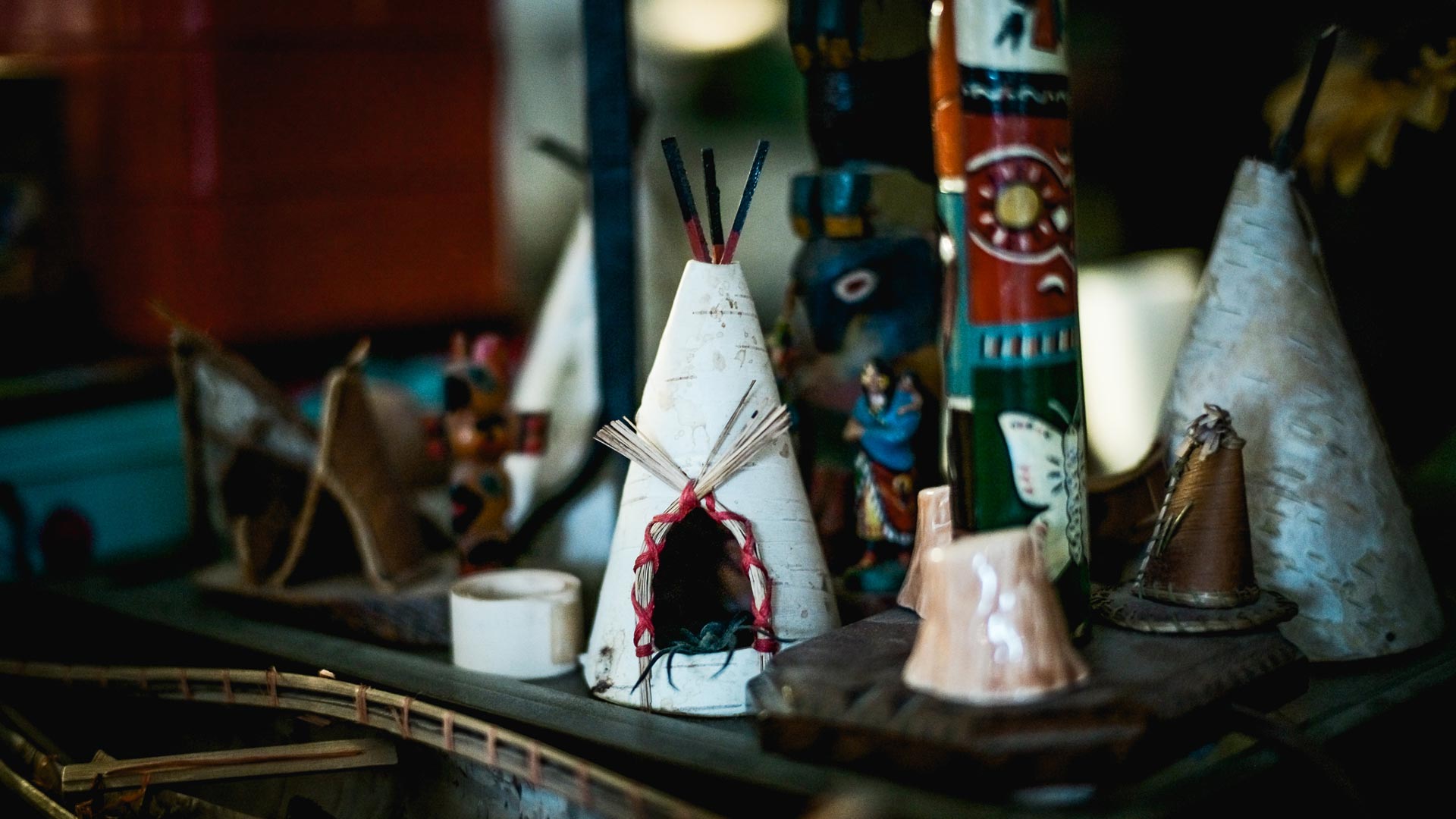 dorothy globus studio miniature native american vilage
