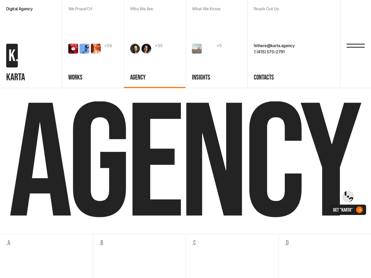 detail image 4 of the karta framer website template