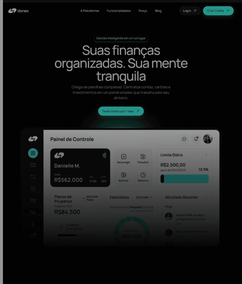 Mockup de site weblin