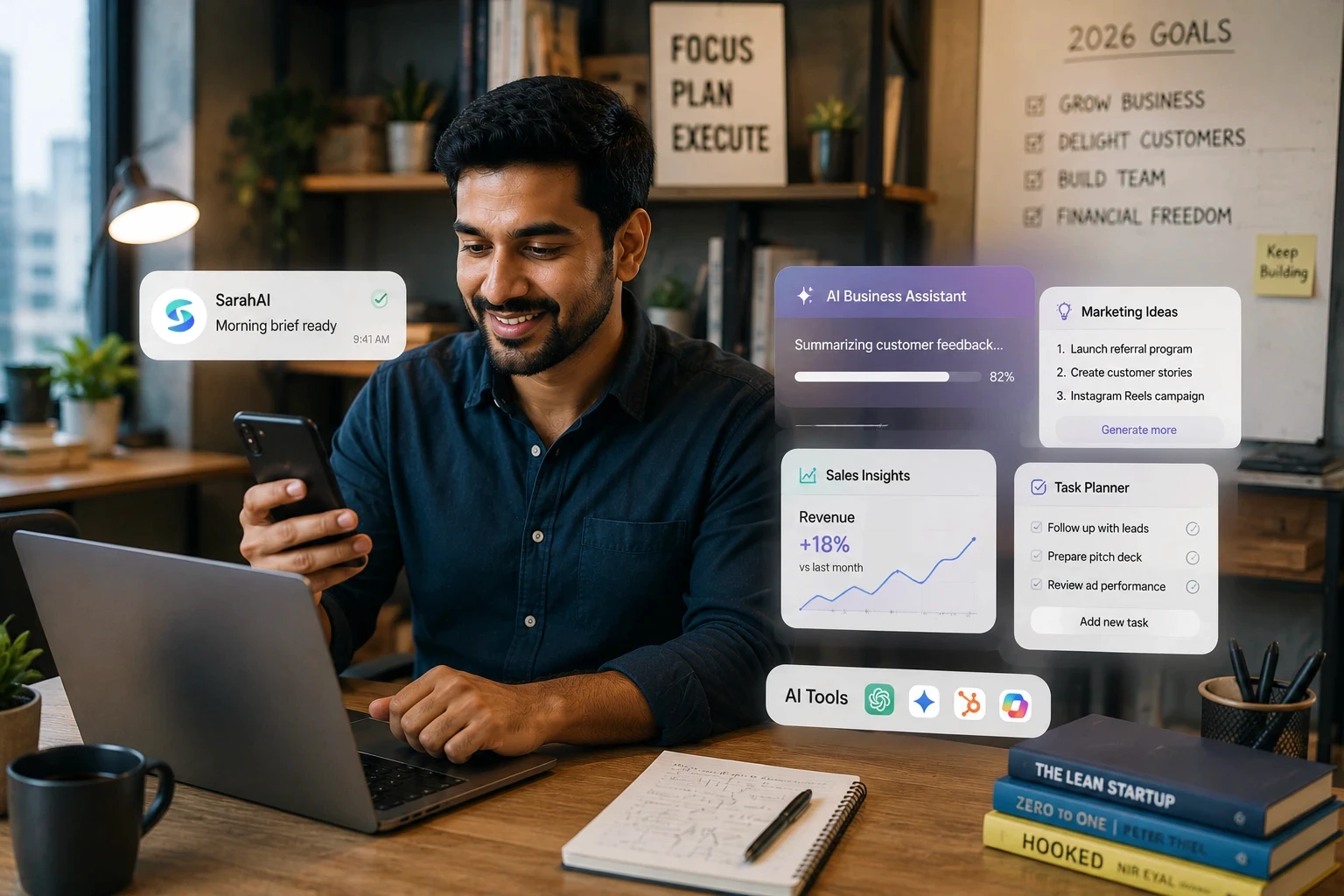 Best AI Business Tools for India Entrepreneurs in 2026