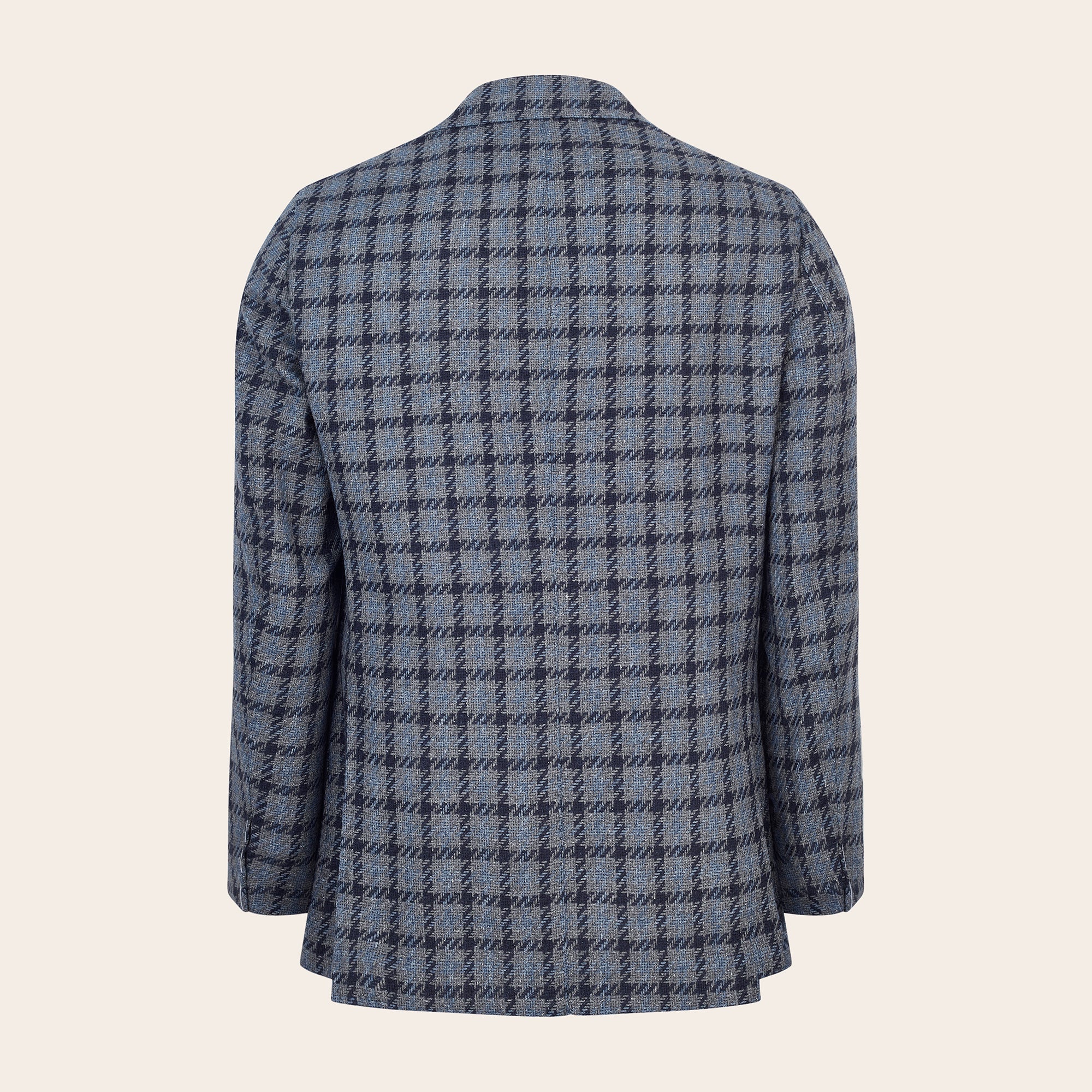Blue Checked Blazer - Mandelli UK