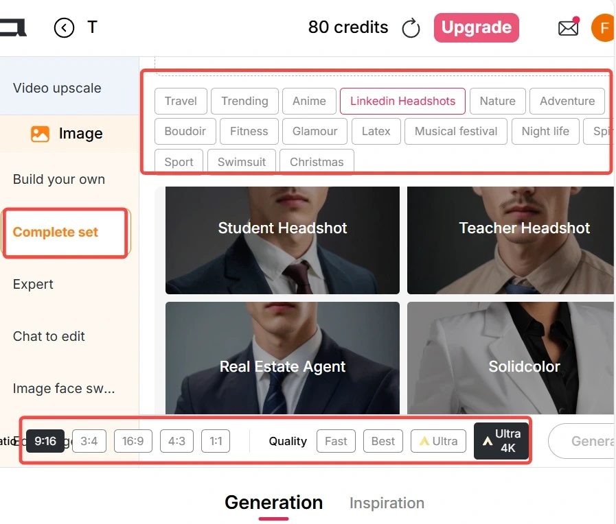 2. Generate Images with Template Mode