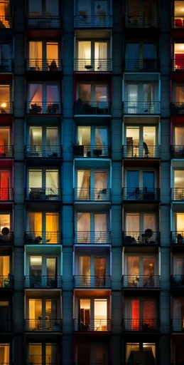 Photo of two surfers sitting on the beach watching the sunrise. Pink purple and blue pastel colored sky reflected on the shimmering wet sand