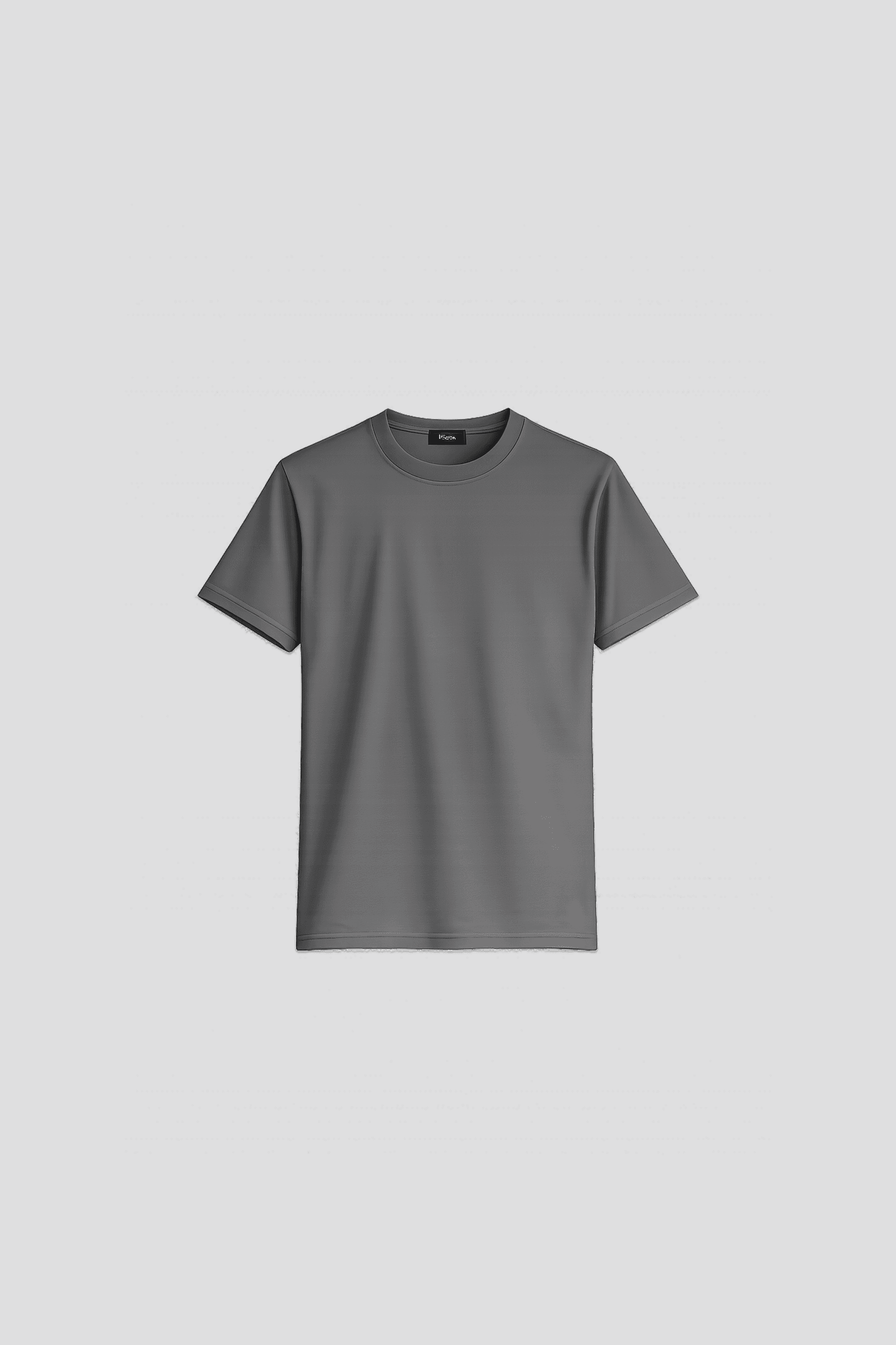 black and white crew neck t-shirt