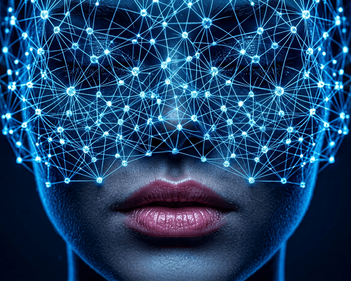 a computer circuit board with a brain on it