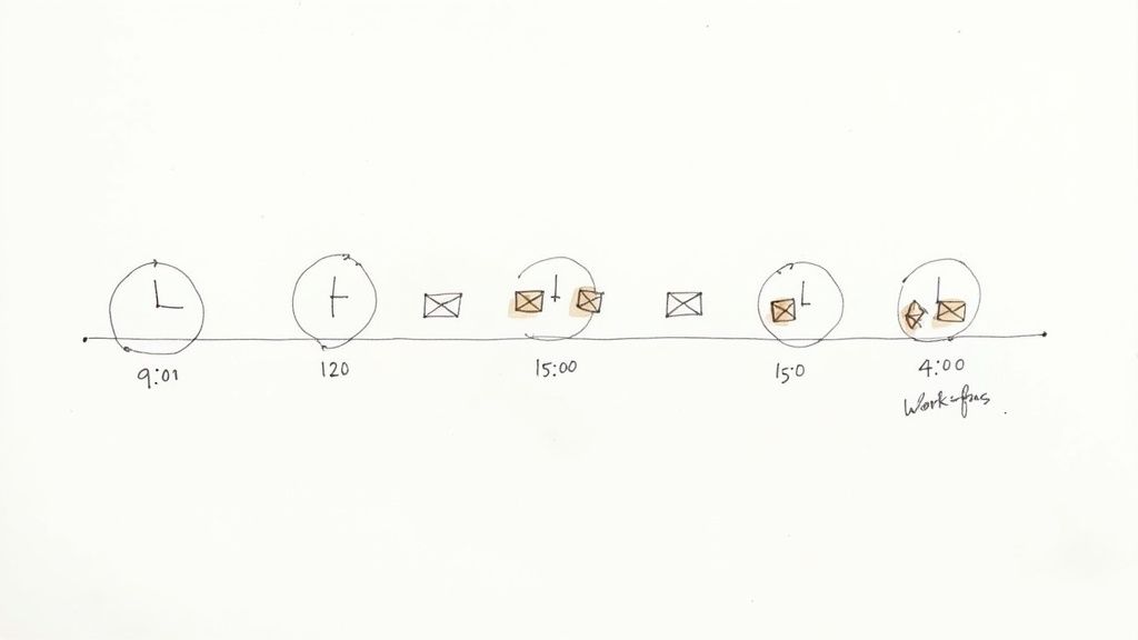 Schedule Designated Email Checking Times