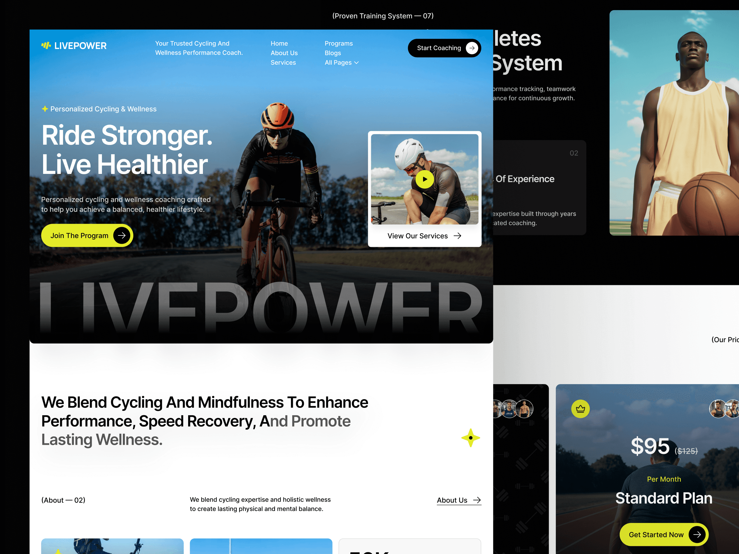 Framer food template