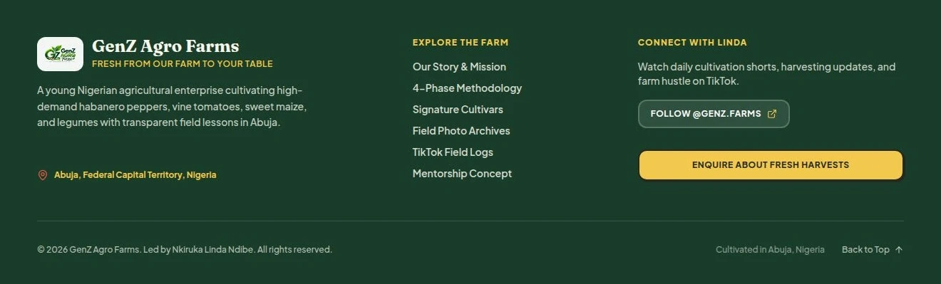 Keep the final routes coherent. — footer, desktop