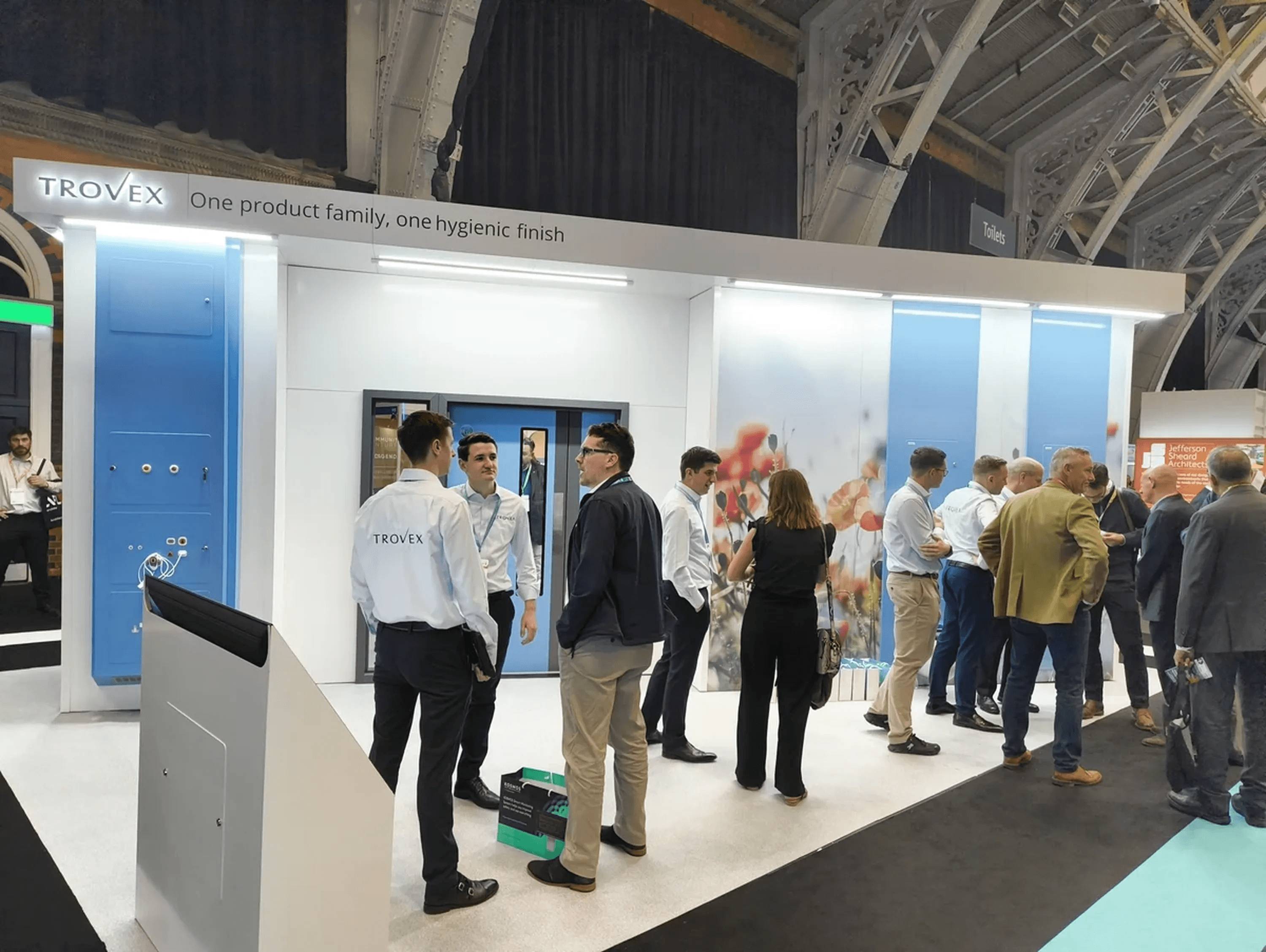 The Trovex team supporting customers at the Healthcare Estates