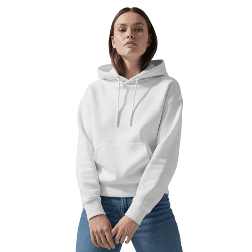  Female hoodie mockup front view