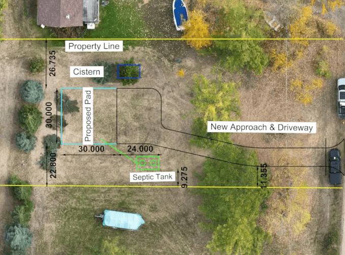 Acreage Design Layout