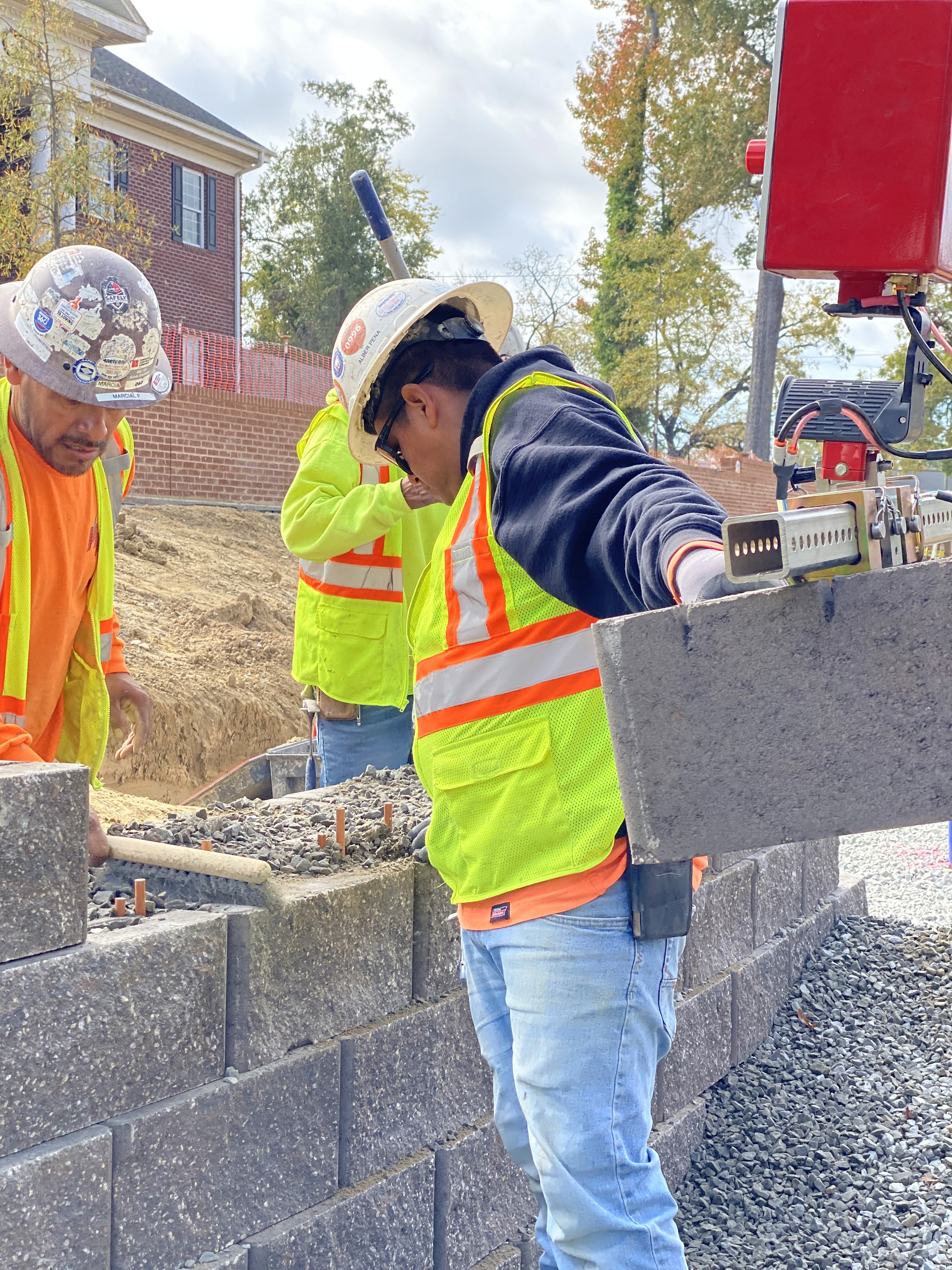 white building under stars