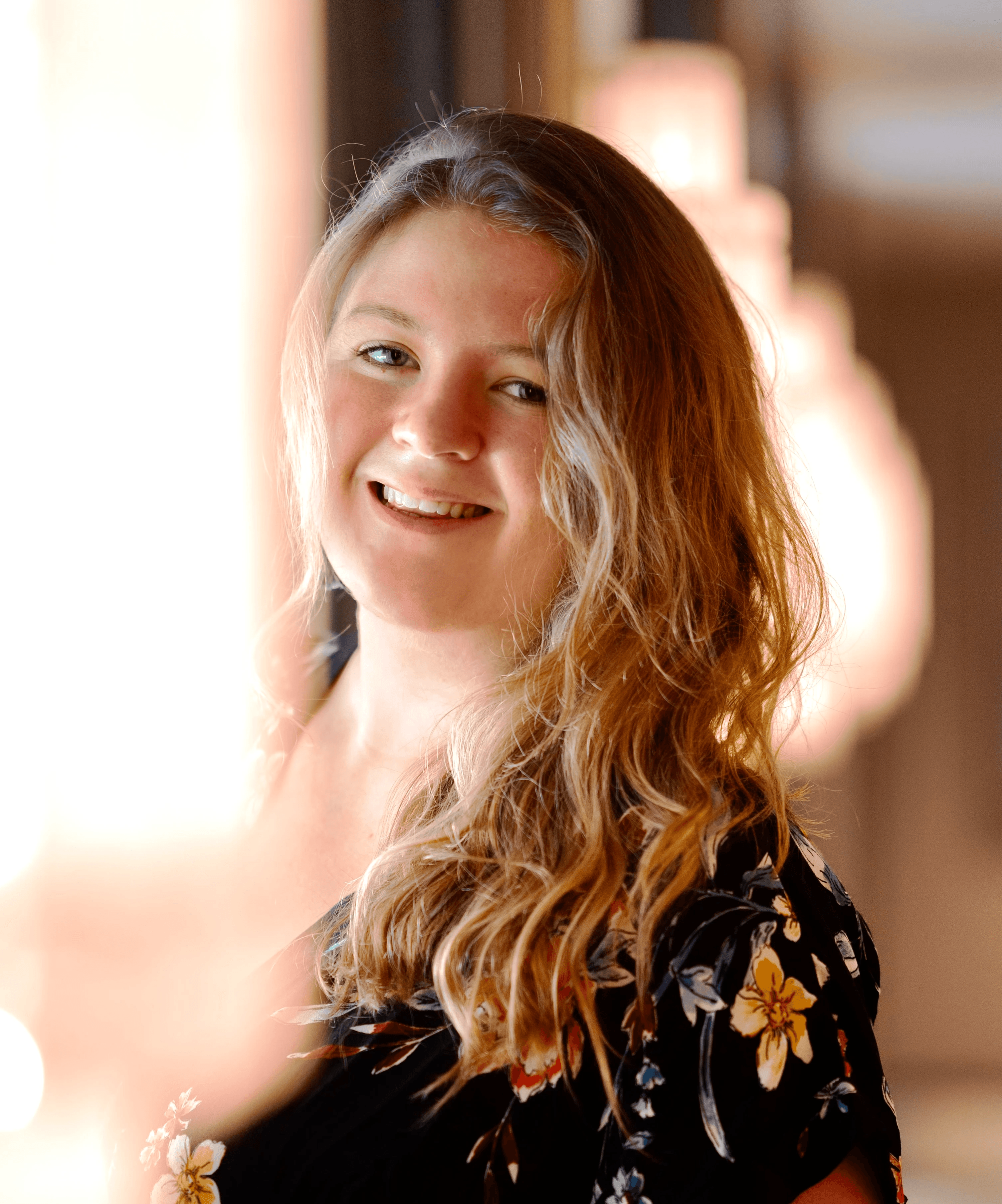 Photographer holding camera