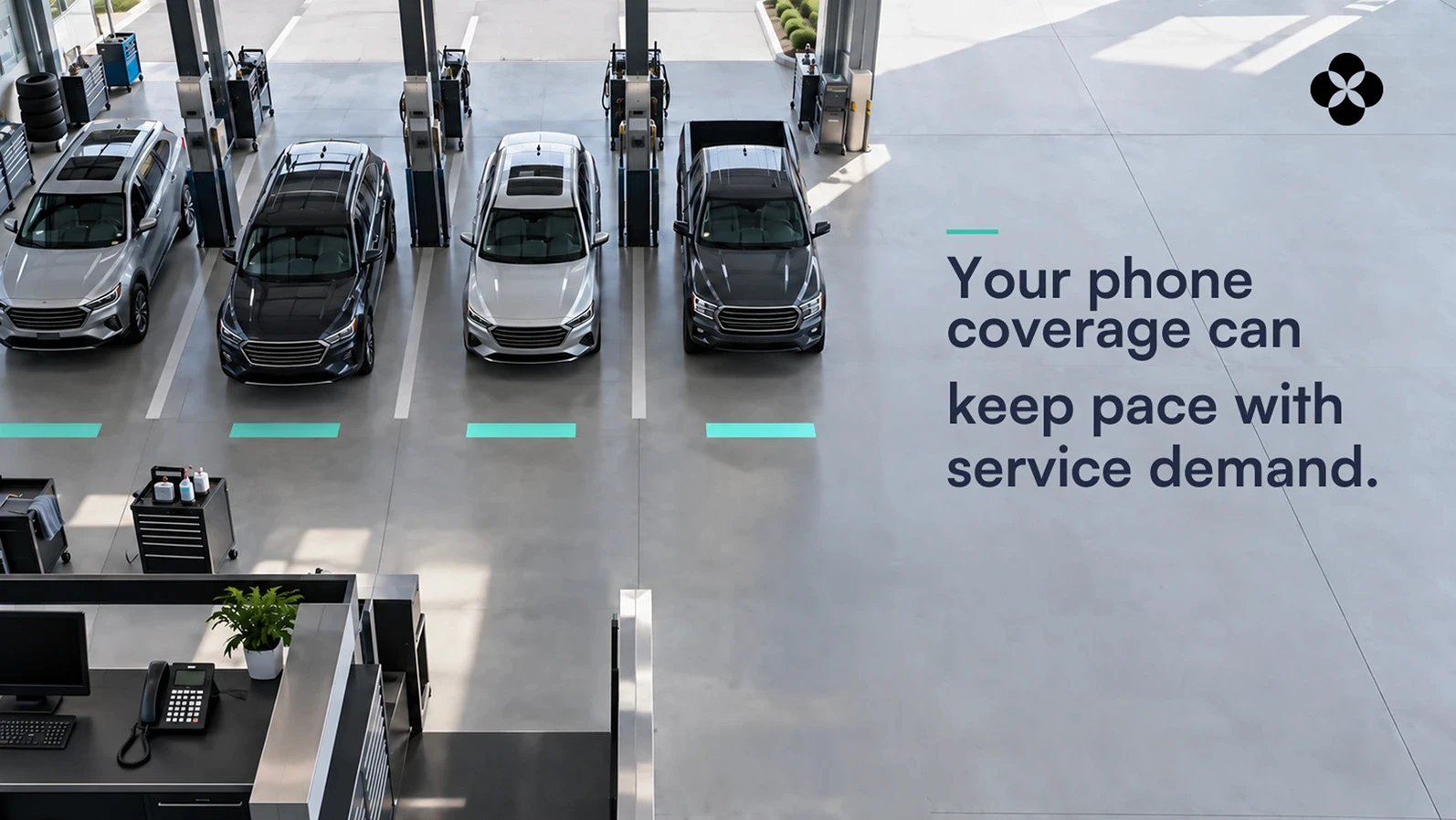 your phone coverage can keep pace with service demand.
