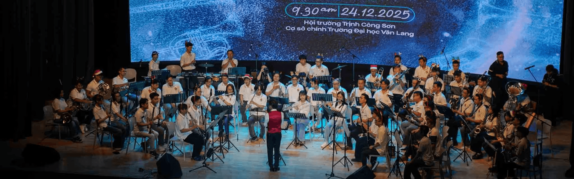 Concert Gió 2025 – “The Breath of Winter”: Khúc hòa âm Giáng sinh tại Trường Đại học Văn Lang
