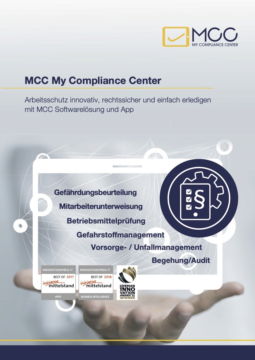Cover MCC My Compliance Center E-Book
