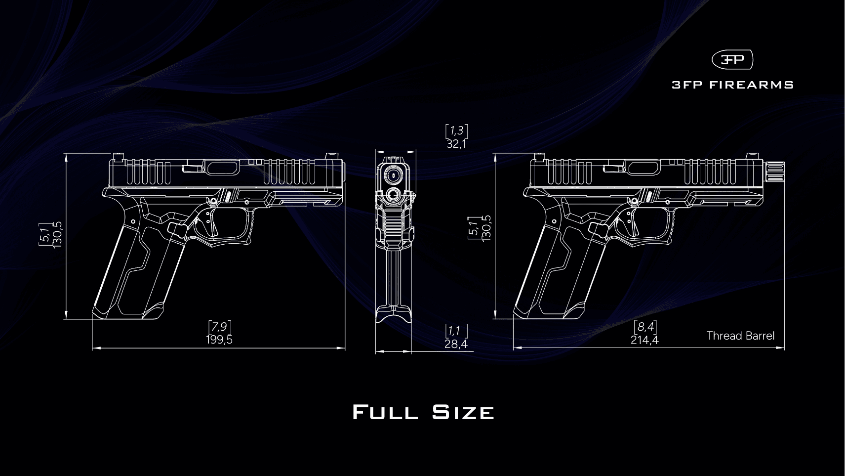 3FP Firearm Trooper ACB9 Full Size