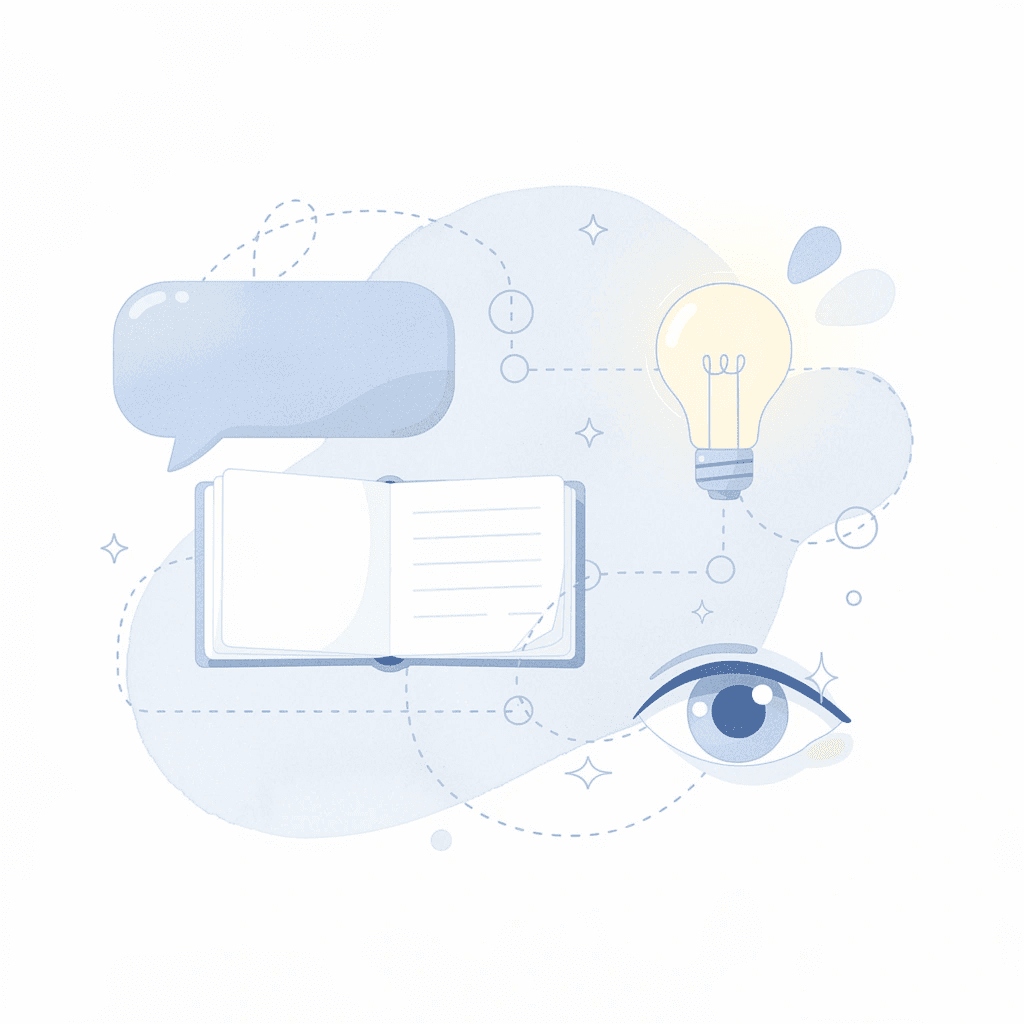 Scene showing scattered documents and files around a frustrated researcher