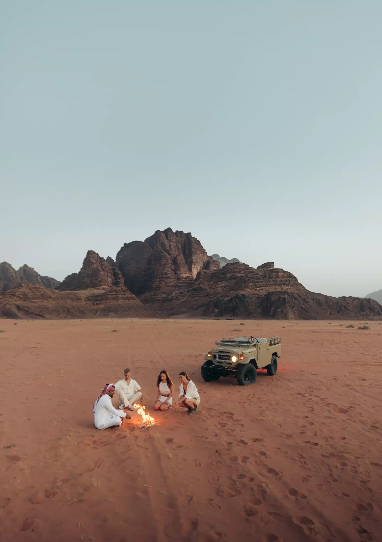 Red and black 3D cube mockup on a table