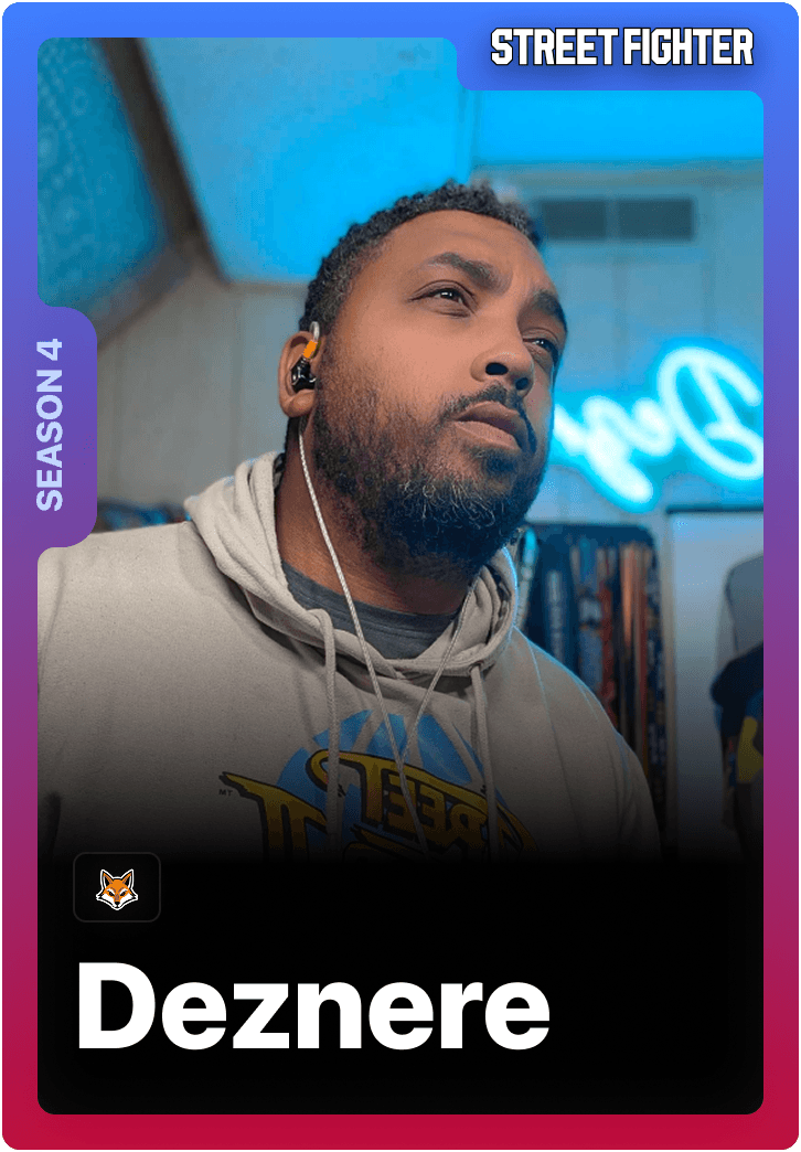 Deznere Street Fighter 6 professional esports player on 1v1Me